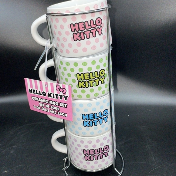 (1) 24HR DROP ⬇️ Hello Kitty Set of Ceramic Espresso mugs - Picture 5 of 5